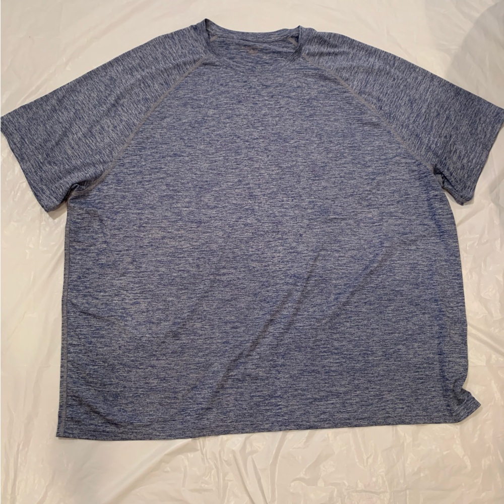 Amazon Essentials Blue Static Men's Quick Dry T Shirt Size 4XL